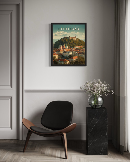 Ljubljana, Slovenia Wall Art Print Poster