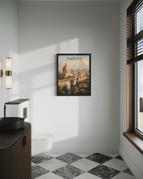 Naples, Italy Wall Art Print Poster