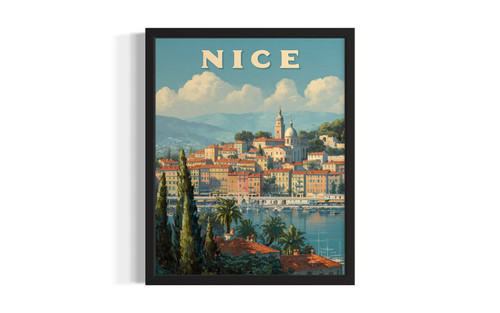Nice, France wall art poster print