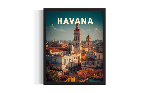 Havana, Cuba wall art poster print