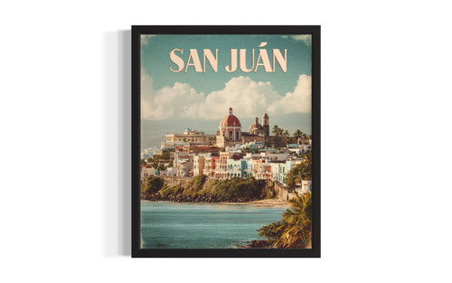 San Juan, Puerto Rico wall art poster print