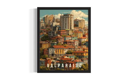 Valparaíso - Chile wall art poster print