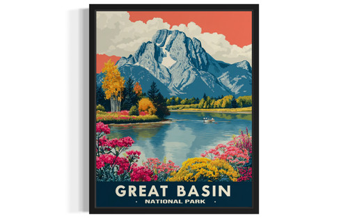 Great Basin wall art poster print
