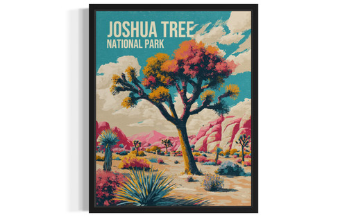 Joshua Tree wall art poster print