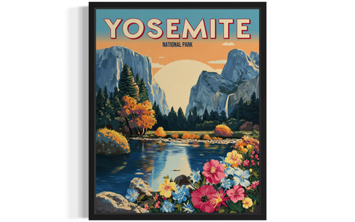 Yosemite wall art poster print