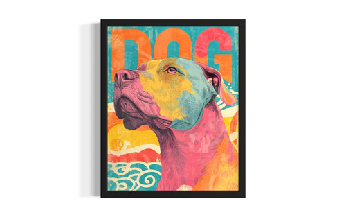 Dog wall art poster print