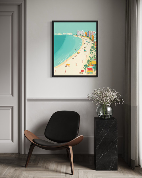 Panama City Beach Wall  Art Print Poster