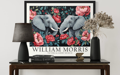 Elephant Wall Art Print  Poster