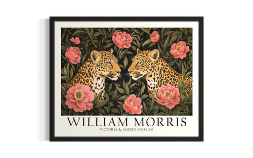 Leopard wall art poster print