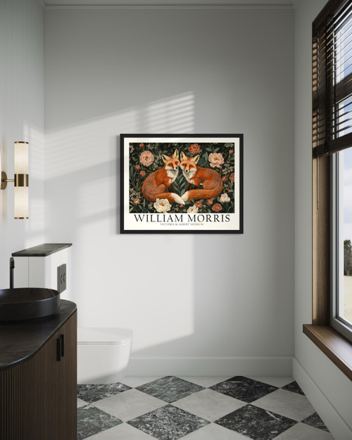 Red Fox Wall Art  Print  Poster