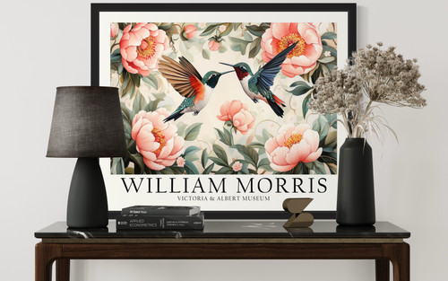 Hummingbirds Wall Art  Print  Poster