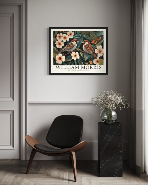 Sparrows Wall Art  Print  Poster