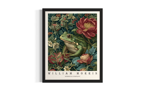 Frog wall art poster print