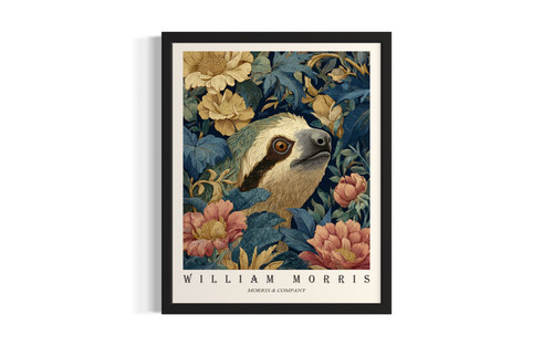 Sloth wall art poster print
