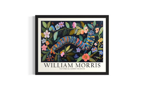 Caterpillar wall art poster print