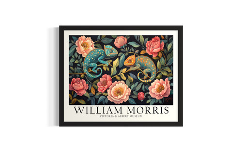 Chameleons wall art poster print