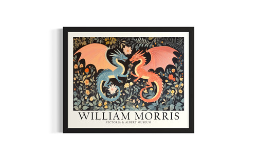 Dragons wall art poster print