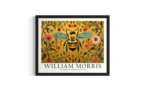 Honeybee wall art poster print