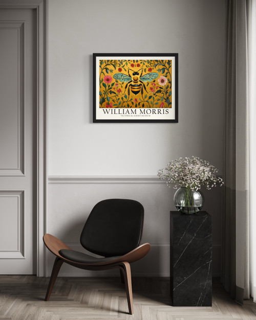 Honeybee Wall Art Print Poster