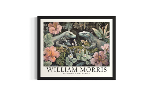 Komodo Dragon wall art poster print