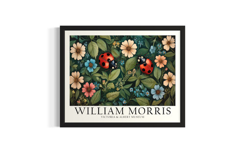 Ladybugs wall art poster print
