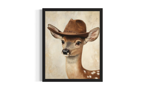 Deer wall art poster print