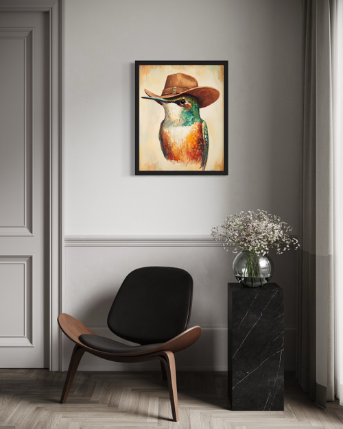 Hummingbird Wall  Art  Print Poster