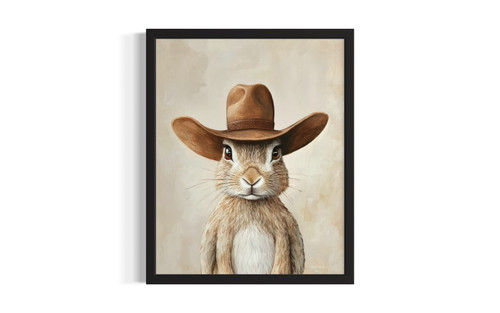 Jackrabbit wall art poster print