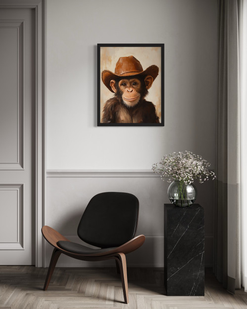 Monkey Wall  Art  Print Poster