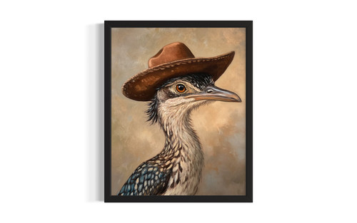 Roadrunner wall art poster print