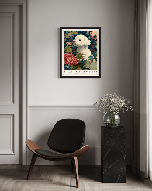 Bichon Frise Wall Art Print  Poster