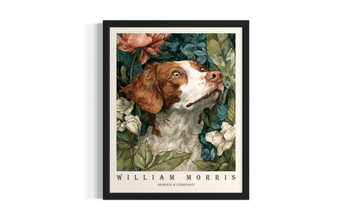 Brittany Spaniel wall art poster print