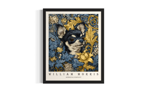 Chihuahua Black wall art poster print