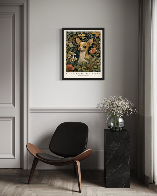 Chihuahua Brown Wall Art Print  Poster