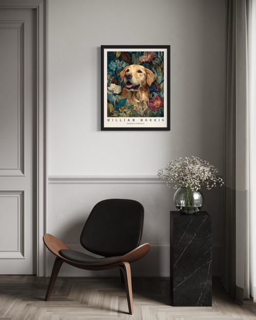 Golden Retriever Wall Art  Print  Poster