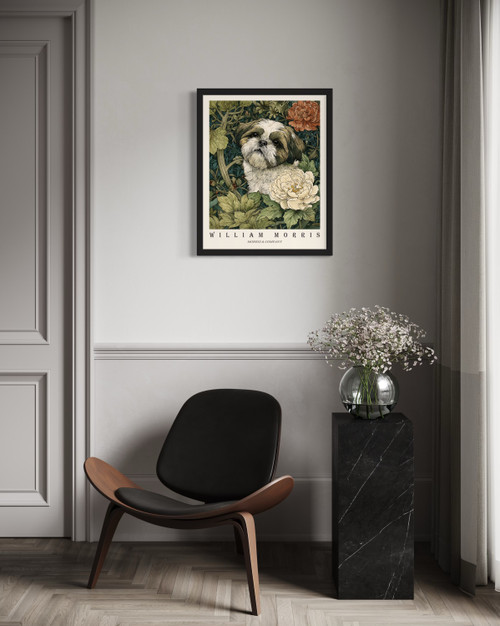 Shih Tzu Wall Art  Print  Poster