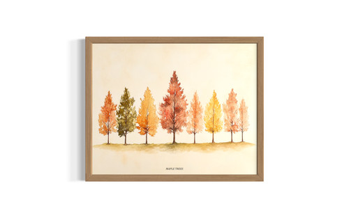 Maple wall art poster print
