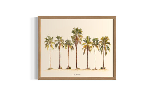 Palm wall art poster print
