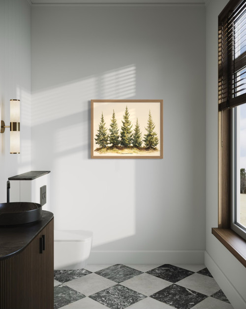 White Spruce Wall Art Print  Poster