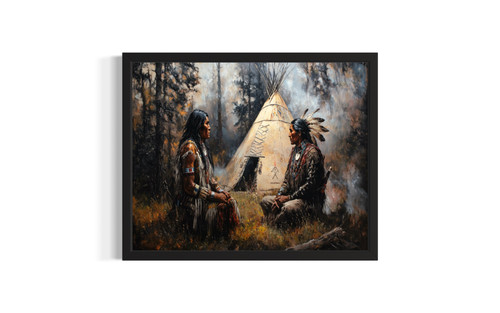 Native American Tribe wall art poster print