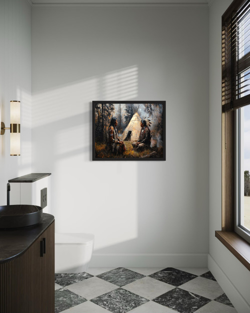 Native American Tribe Wall Art Print Poster