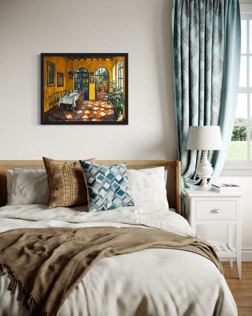 Spanish Dining Room Wall Art Print Poster