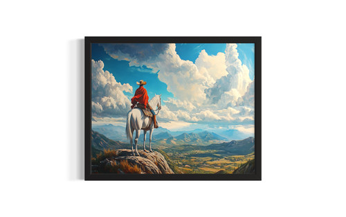 Spanish Traveler wall art poster print