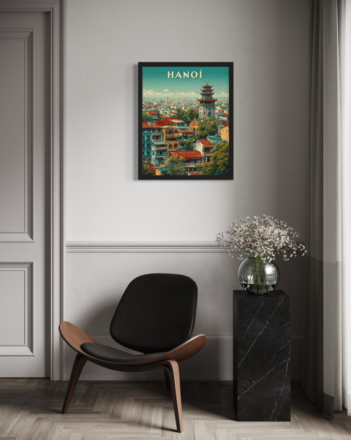Hanoi, Vietnam Wall Art Print Poster