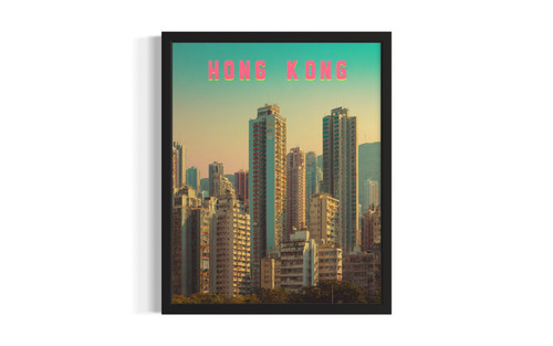 Hong Kong wall art poster print