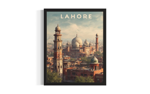 Lahore, Pakistan wall art poster print