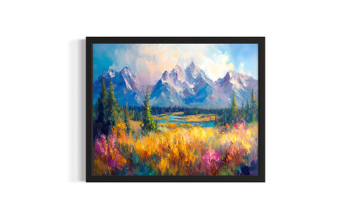 Grand Teton National Park wall art poster print