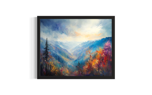 Great Smokey Mountains National Park wall art poster print