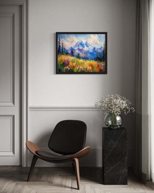 Mount Rainier National Park Wall Art Print Poster