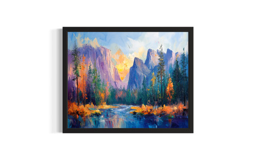 Yosemite National Park wall art poster print